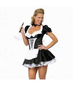 Sextoys, sexshop, loveshop, lingerie sexy : Deguisement Femme sexy : Costume petite Soubrette sexy