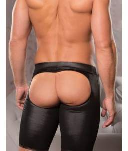 Sextoys, sexshop, loveshop, lingerie sexy : Boxers & Strings : Boxer long ouvert noir M