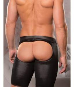Sextoys, sexshop, loveshop, lingerie sexy : Boxers & Strings : Boxer long ouvert noir