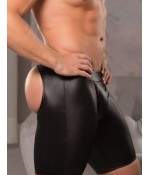 Sextoys, sexshop, loveshop, lingerie sexy : Boxers & Strings : Boxer long ouvert noir