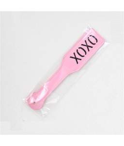 Sextoys, sexshop, loveshop, lingerie sexy : Tapettes et Fouets : Tapette Cuir pour fessé rose XOXO