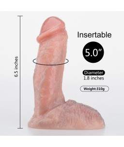 Sextoys, sexshop, loveshop, lingerie sexy : Gode Réaliste : Gode ventouse réaliste chair 16cm