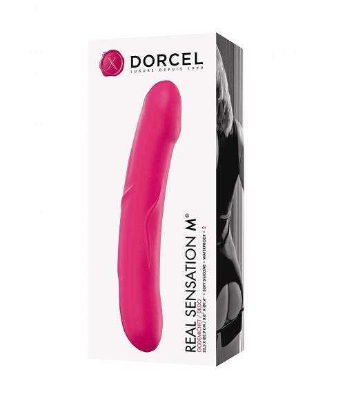 Sextoys, sexshop, loveshop, lingerie sexy : Sextoys luxe : Dorcel Godemichet Dildo Real Sensation M Rose