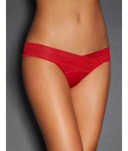 Sextoys, sexshop, loveshop, lingerie sexy : Lingerie sexy grande taille : Culotte ouvert rouge XL