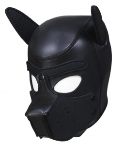 Sextoys, sexshop, loveshop, lingerie sexy : Cagoules SM : Cagoule cuir de bondage masque de Chien