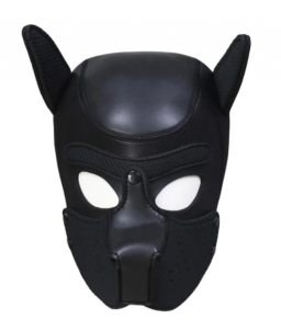 Sextoys, sexshop, loveshop, lingerie sexy : Cagoules SM : Cagoule cuir de bondage masque de Chien