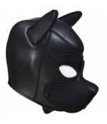 Cagoule de bondage Masque de Chien et Gants avec Crochets
