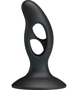 Sextoys, sexshop, loveshop, lingerie sexy : Plug Anal : Gode anal noir en silicone Fabulous