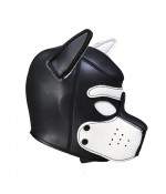 Cagoule de bondage Masque de Chien et Gants avec Crochets