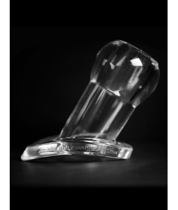 Sextoys, sexshop, loveshop, lingerie sexy : Tunnel anal et plug tunnel : Plug anal creux clear hole tunnel LARGE