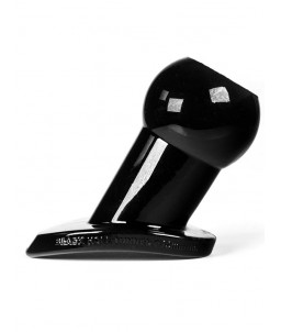Sextoys, sexshop, loveshop, lingerie sexy : Tunnel anal et plug tunnel : Plug anal creux black tunnel MEDIUM