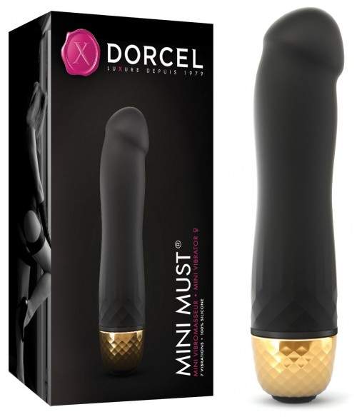 Sextoys, sexshop, loveshop, lingerie sexy : Sextoys luxe : Vibromasseur Dorcel mini must gold