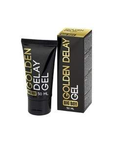 Sextoys, sexshop, loveshop, lingerie sexy : Gel Retardant et spray : Big Boy Gel Retardant golden boy