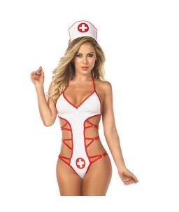 Sextoys, sexshop, loveshop, lingerie sexy : Deguisement Femme sexy : Costume Sexy body Infirmière S/M