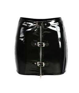 Sextoys, sexshop, loveshop, lingerie sexy : Mini jupe sexy  : jupe sexy simili cuir XS/S