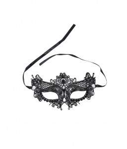 Sextoys, sexshop, loveshop, lingerie sexy : Accessoires Soirée Coquine : Masque noir sexy dentelle X2