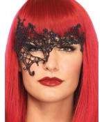 Sextoys, sexshop, loveshop, lingerie sexy : Accessoires Soirée Coquine : Masque noir sexy dentelle 80581