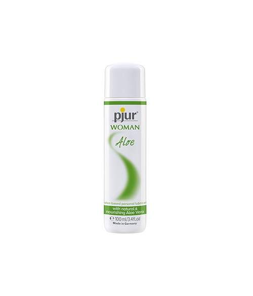 Sextoys, sexshop, loveshop, lingerie sexy : Lubrifiant Anal : Pjur Woman Aloe 100ml - Lubrifiant à base d'eau et aloe vera