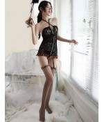 Sextoys, sexshop, loveshop, lingerie sexy : Deguisement Femme sexy : Costume sexy Léopard S/M
