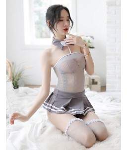 Sextoys, sexshop, loveshop, lingerie sexy : Deguisement Femme sexy : Costume Etudiante sexy S/M