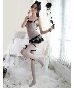 Sextoys, sexshop, loveshop, lingerie sexy : Deguisement Femme sexy : Costume espiègle douce et sexy S/M