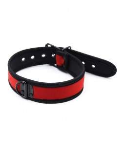 Sextoys, sexshop, loveshop, lingerie sexy : Colliers BDSM : Collier BDSM néoprène Rouge