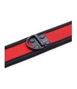 Sextoys, sexshop, loveshop, lingerie sexy : Colliers BDSM : Collier BDSM néoprène Rouge