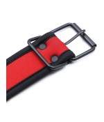 Sextoys, sexshop, loveshop, lingerie sexy : Colliers BDSM : Collier BDSM néoprène Rouge