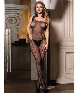 Sextoys, sexshop, loveshop, lingerie sexy : Combinaisons : Combinaison Résille Sexy strass