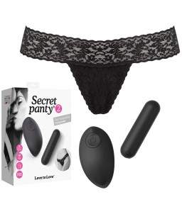 Sextoys, sexshop, loveshop, lingerie sexy : Stimulateur Clitoris : Secret panty 2 - Love to love
