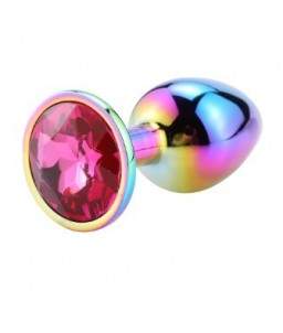 Sextoys, sexshop, loveshop, lingerie sexy : Rosebud - bijou anal : Bijou anal Rosebud Rainbow SMALL Rose foncé