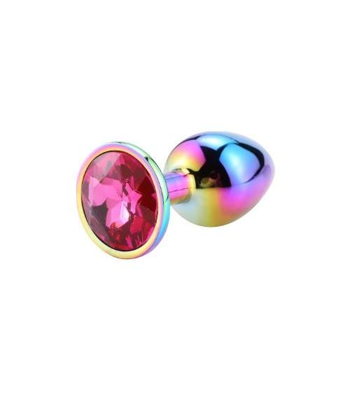 Sextoys, sexshop, loveshop, lingerie sexy : Rosebud - bijou anal : Bijou anal Rosebud Rainbow SMALL Rose foncé