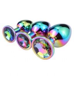 Bijou anal Rosebud Rainbow MEDIUM Rose