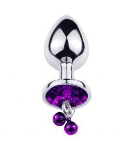 Rosebud avec perle SMALL Violet