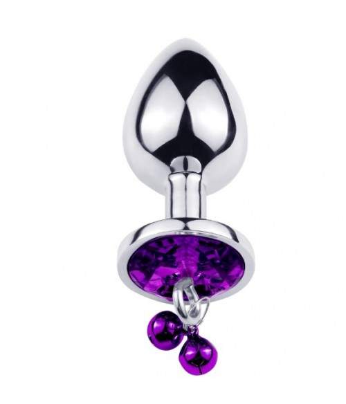Rosebud avec perle SMALL Violet