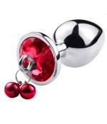 Rosebud avec perle MEDIUM Rouge