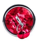 Rosebud avec perle LARGE Rouge