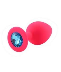 Rosebud silicone rose bijou bleu clair SMALL