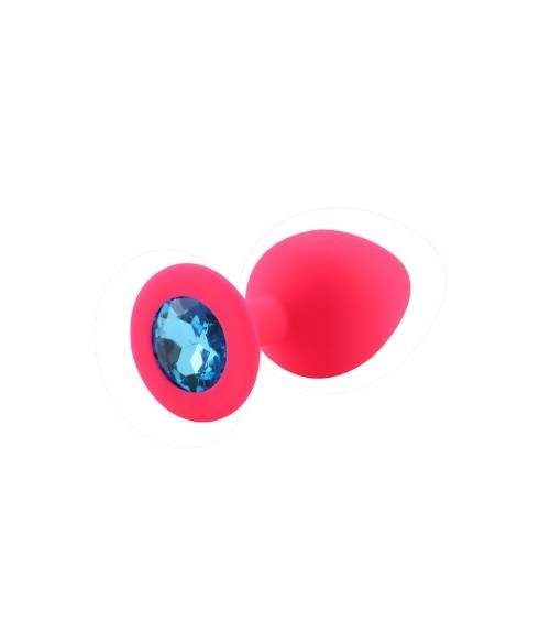 Rosebud silicone rose bijou bleu clair SMALL
