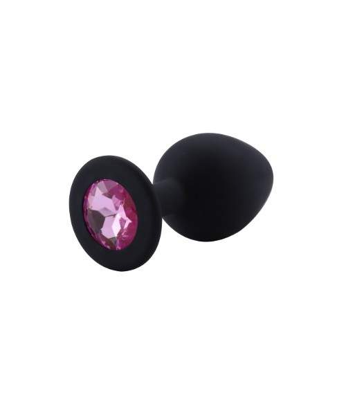 Sextoys, sexshop, loveshop, lingerie sexy : Rosebud - bijou anal : Rosebud silicone noir bijou rose SMALL