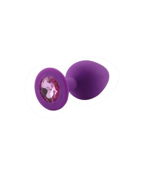 Sextoys, sexshop, loveshop, lingerie sexy : Rosebud - bijou anal : Rosebud silicone violet bijou rose SMALL