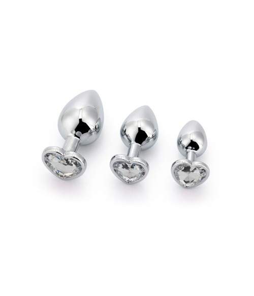 Sextoys, sexshop, loveshop, lingerie sexy : Rosebud - bijou anal : Rosebud forme coeur SMALL Diamant