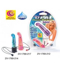 Sextoys, sexshop, loveshop, lingerie sexy : Vibro Waterproof : Vibromasseur Mini Opal power