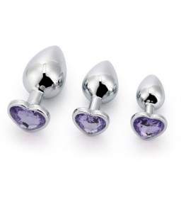 Sextoys, sexshop, loveshop, lingerie sexy : Rosebud - bijou anal : Rosebud forme coeur SMALL Violet