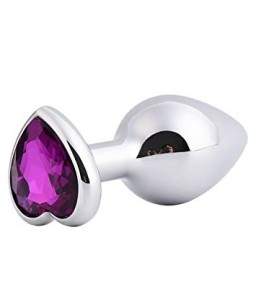 Sextoys, sexshop, loveshop, lingerie sexy : Rosebud - bijou anal : Rosebud forme coeur SMALL Violet