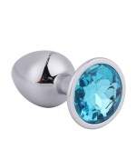 Rosebud Metal bijou Bleu clair taille LARGE