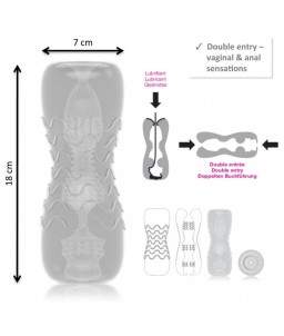 Sextoys, sexshop, loveshop, lingerie sexy : Vagin Artificiel : Masturbateur double OO DORCEL Vagin et Anus