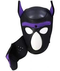 Sextoys, sexshop, loveshop, lingerie sexy : Cagoules SM : Cagoule chien bdsm violet