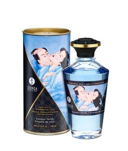 Sextoys, sexshop, loveshop, lingerie sexy : Huiles de Massage et bougies : Shunga Huile Aphrodisiaque Baisers Intimes - Friss...