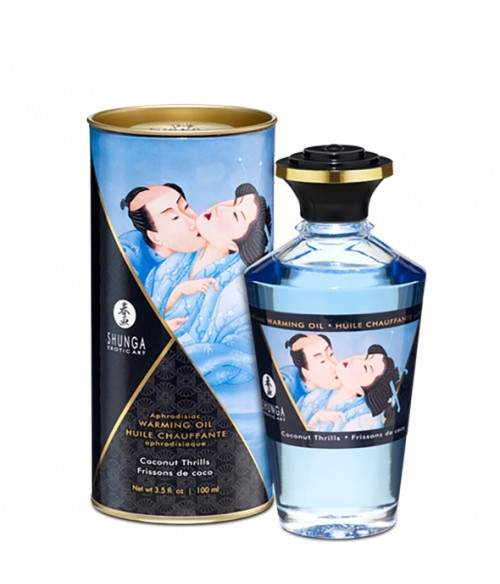 Sextoys, sexshop, loveshop, lingerie sexy : Huiles de Massage et bougies : Shunga Huile Aphrodisiaque Baisers Intimes - Friss...